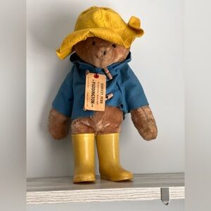 Vintage 1975 Paddington Bear London England Plush Stuffed Eden Toys Darkest Peru